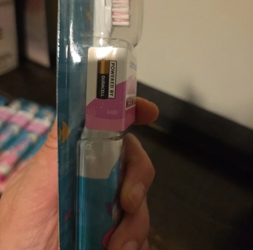 2-Mermaid Kids Electric Toothbrush NiB